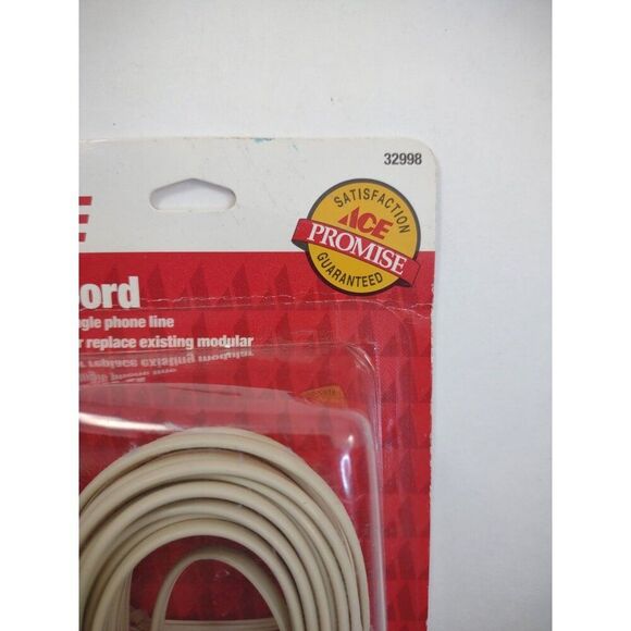 Telephone Line Cord ACE Hardware 25ft with Modular Plugs Line Cord - Picture 4 of 13